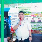 Asisten II Perekonomian dan Pembangunan Setda Kabupaten Banggai, Faisal Karim, menghadiri Gerakan Pangan Murah Serentak Nasional dalam rangka Hari Pangan Sedunia di halaman Kantor Dinas Ketahanan Pangan, Rabu (21/10/2026)/Foto: Media Center Banggai