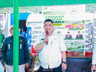 Asisten II Perekonomian dan Pembangunan Setda Kabupaten Banggai, Faisal Karim, menghadiri Gerakan Pangan Murah Serentak Nasional dalam rangka Hari Pangan Sedunia di halaman Kantor Dinas Ketahanan Pangan, Rabu (21/10/2026)/Foto: Media Center Banggai