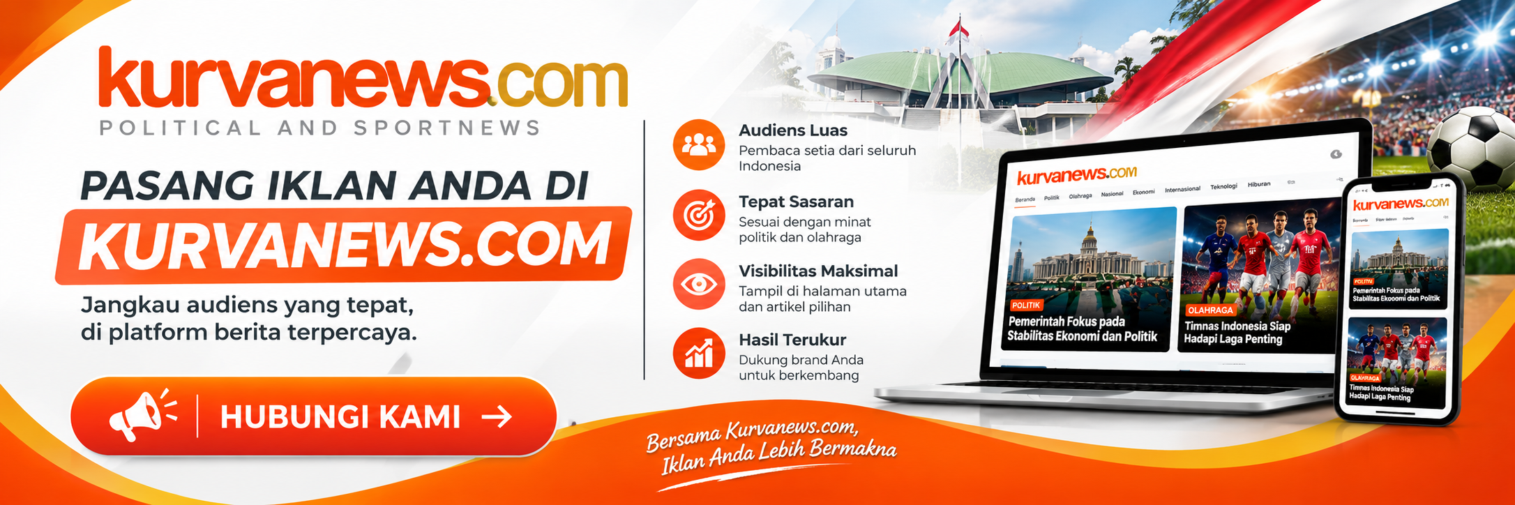 Pasang Iklan di Kurvanews.com