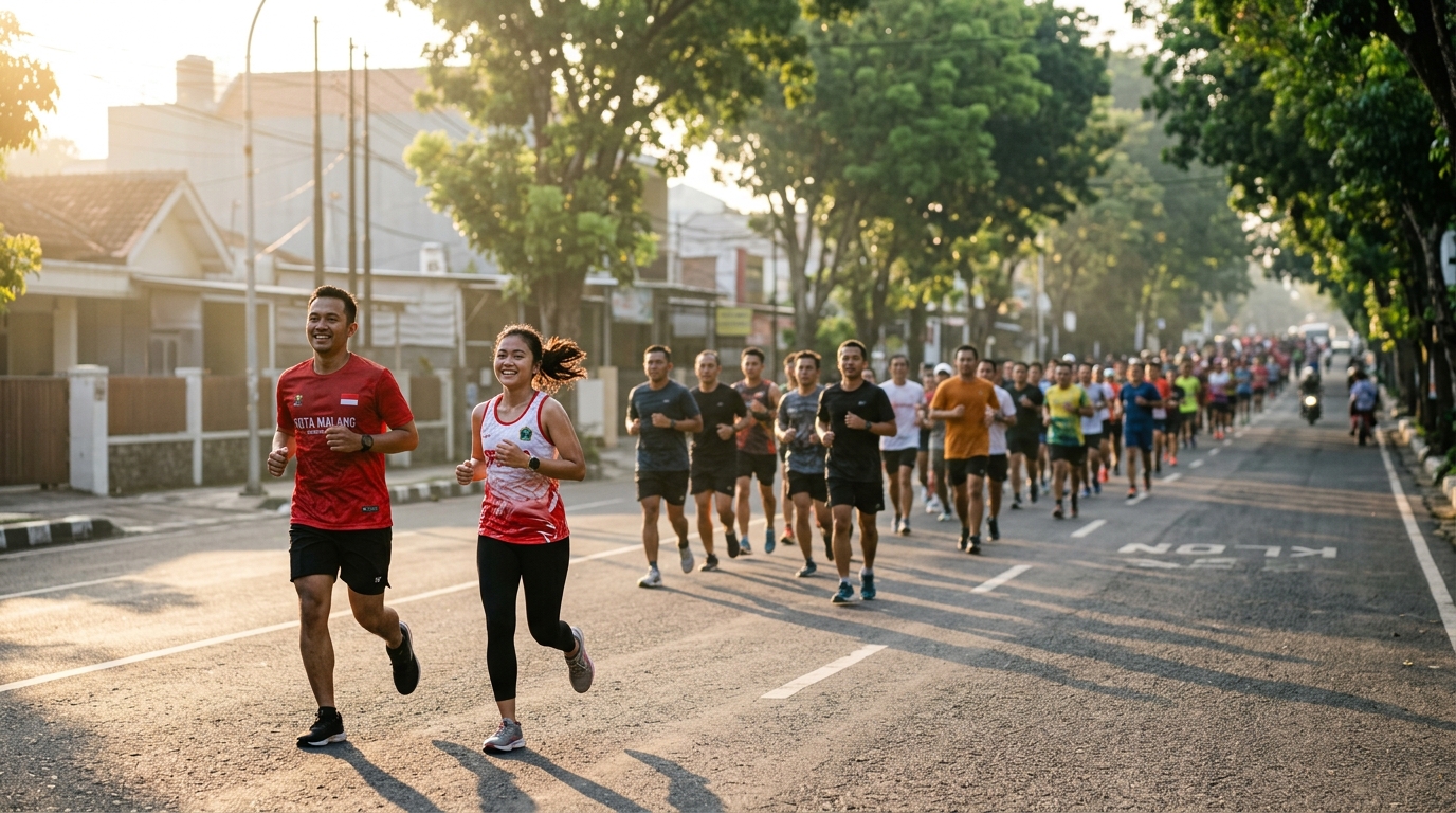 25th L-Men Strong Run digelar di NutriHub Malang bersama komunitas RIOT Indonesia Chapter Malang. Acara ini menandai 25 tahun L-Men di Indonesia/Ilustrasi: Kurvanewscom
